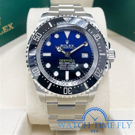 rolex sea dweller black and blue